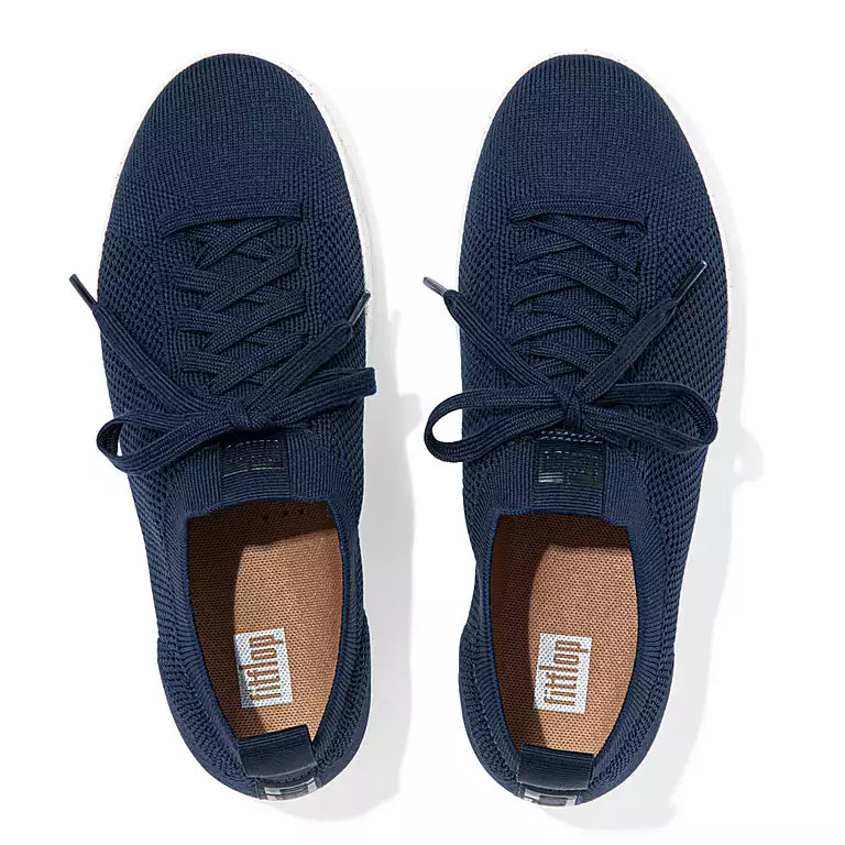 Women's Fitflop Rally e01 Multi-Knit Sneakers Color: Midnight Navy v2