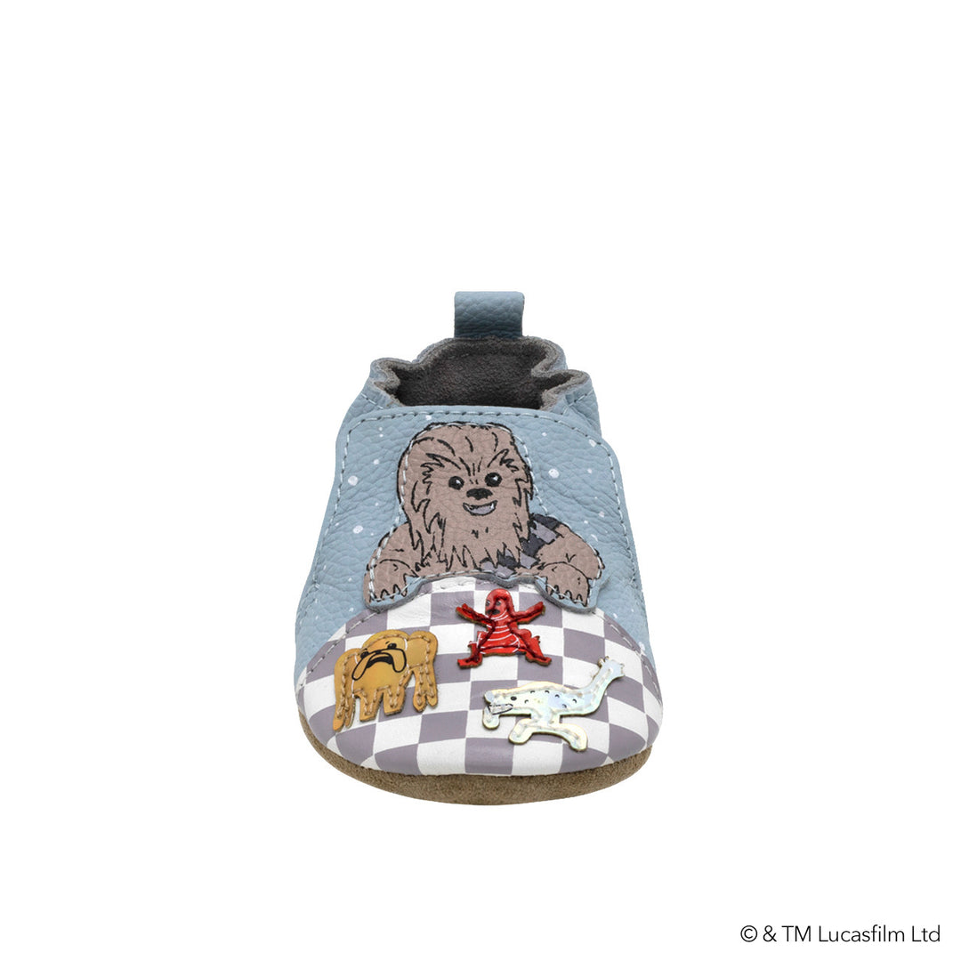 Robeez Star Wars™ Chewbacca™ Soft Soles Color: Light Blue 