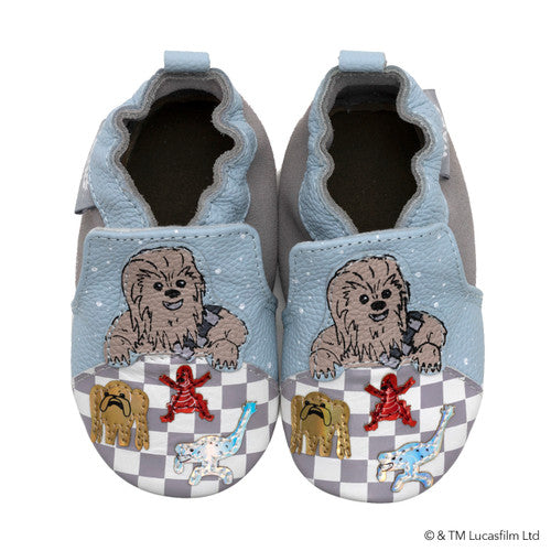 Robeez Star Wars™ Chewbacca™ Soft Soles Color: Light Blue 