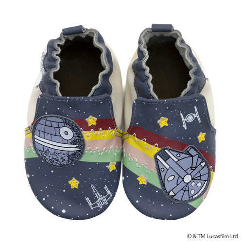 Robeez Star Wars™ Rule the Galaxy Soft Soles Color: Dark Blue