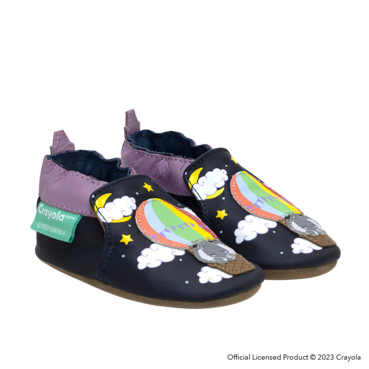 Robeez Crayola Rise Above Soft Soles Color: Navy  1