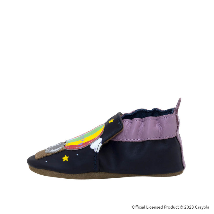 Robeez Crayola Rise Above Soft Soles Color: Navy  6