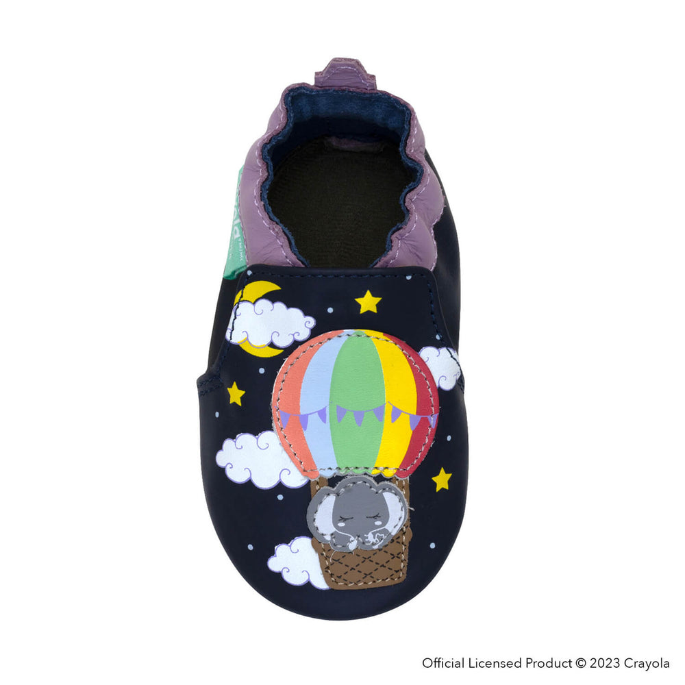 Robeez Crayola Rise Above Soft Soles Color: Navy  2