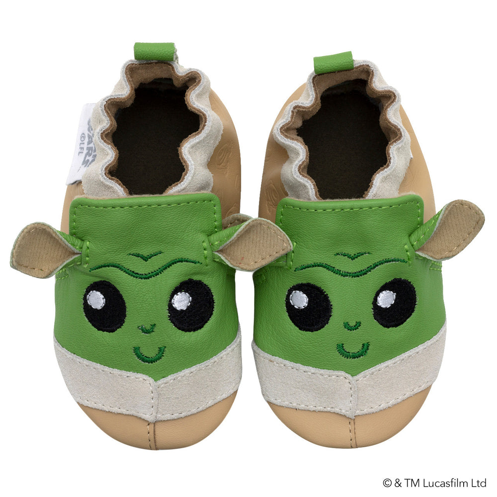 Robeez Star Wars™ The Child Soft Soles Color: Light Green 