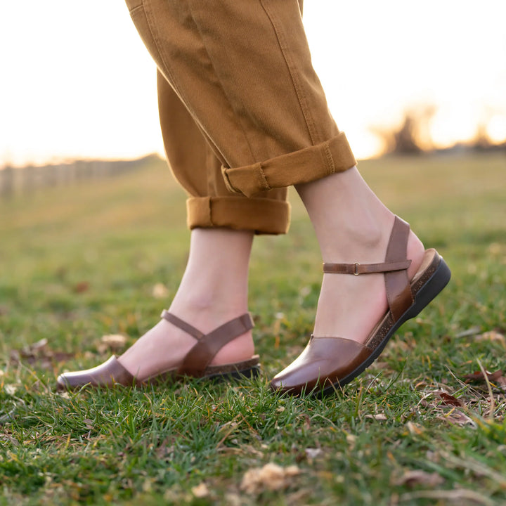 Women's Dansko Rowan Mary Jane Color: Tan Waxy Burnished  8