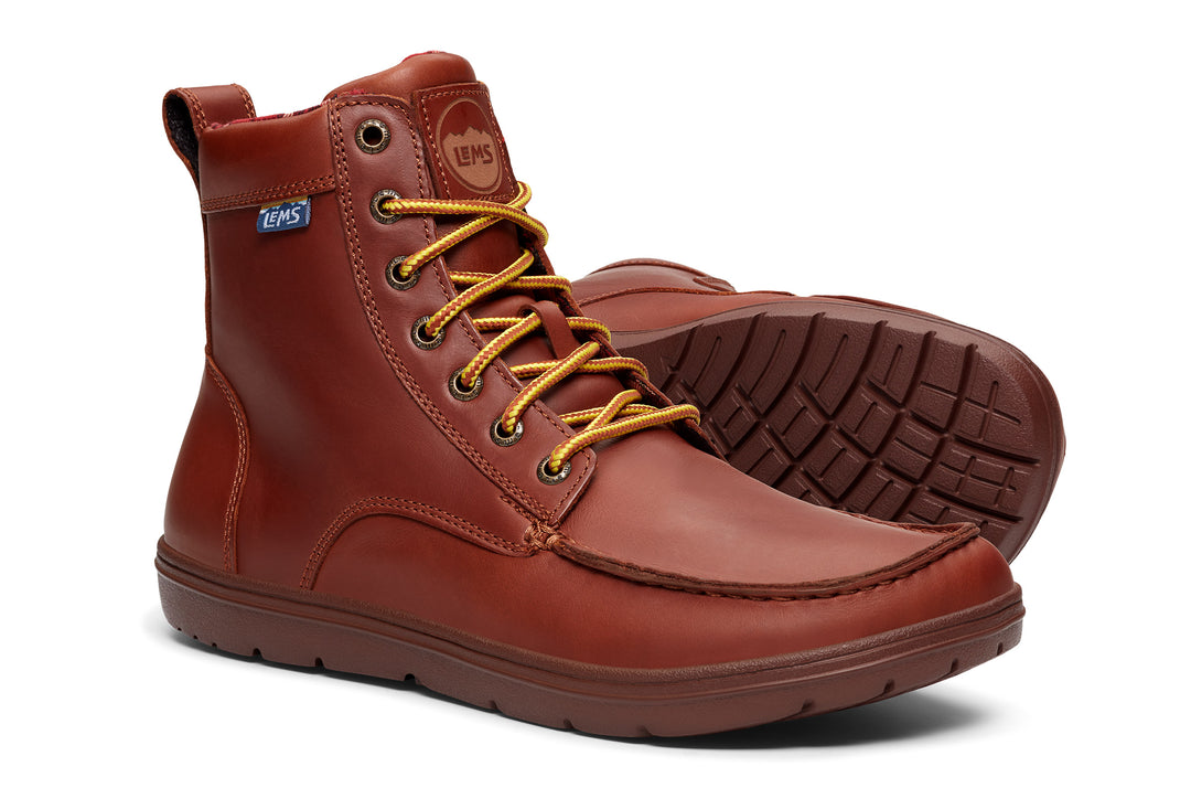 Unisex Lems Boulder Boot Leather Color: Russet  5