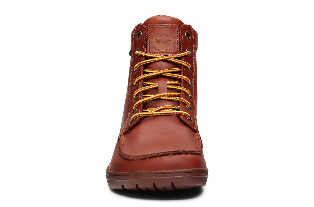 Unisex Lems Boulder Boot Leather Color: Russet  7