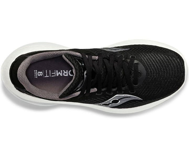 Men's Saucony Kinvara Pro Color: Black | White