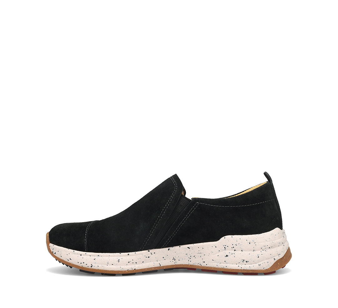 Women's Taos Super Step In Color: Black Nubuck  3