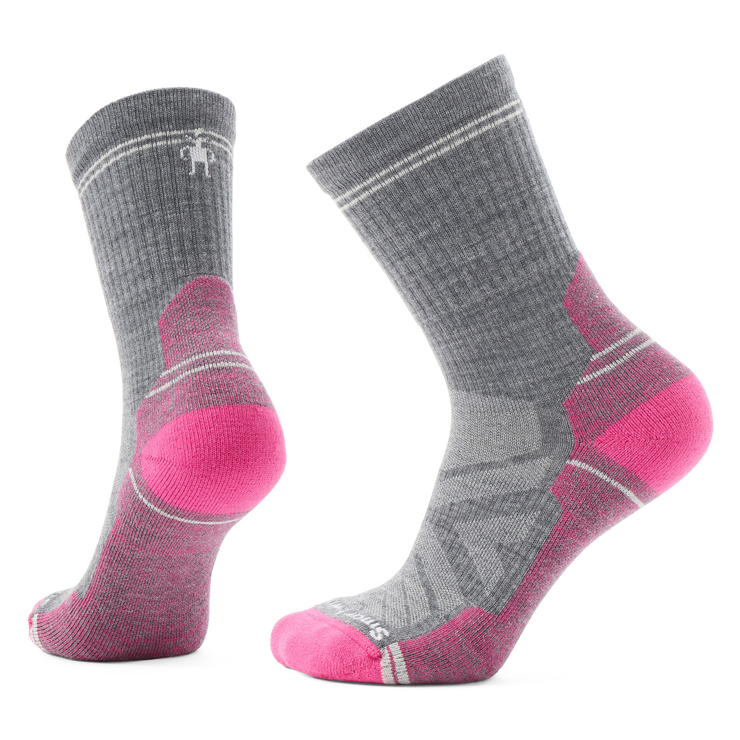 Women's Smartwool Hike Crew Socks Color: Power Pink 