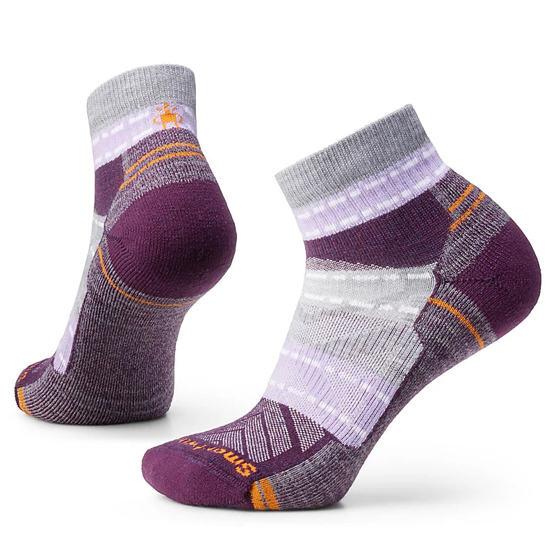 Women's Smartwool Hike Margarita Ankle Socks Light Cushion Color: Ultra Violet 