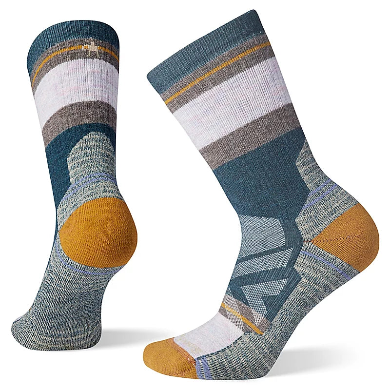 Women's Smartwool Hike Full Cushion Saturnsphere Crew Socks Color: Twilight Blue 