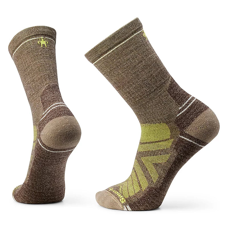 Smartwool Hike Light Cushion Crew Socks Color: Military Olive-Fossil 