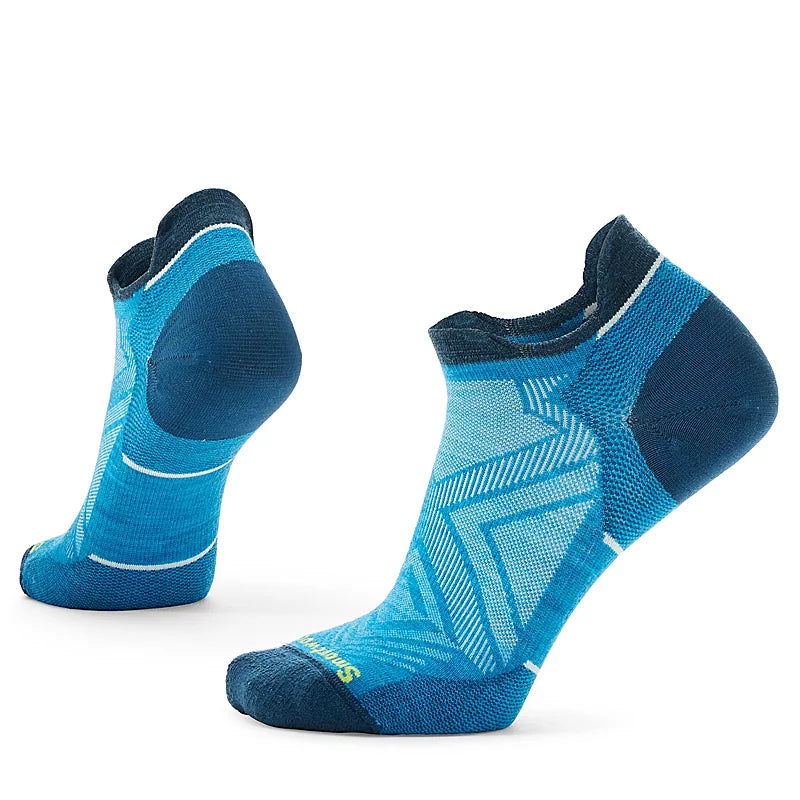 Women's Smartwool Run Zero Cushion Low Ankle Socks Color: Ocean Abyss 