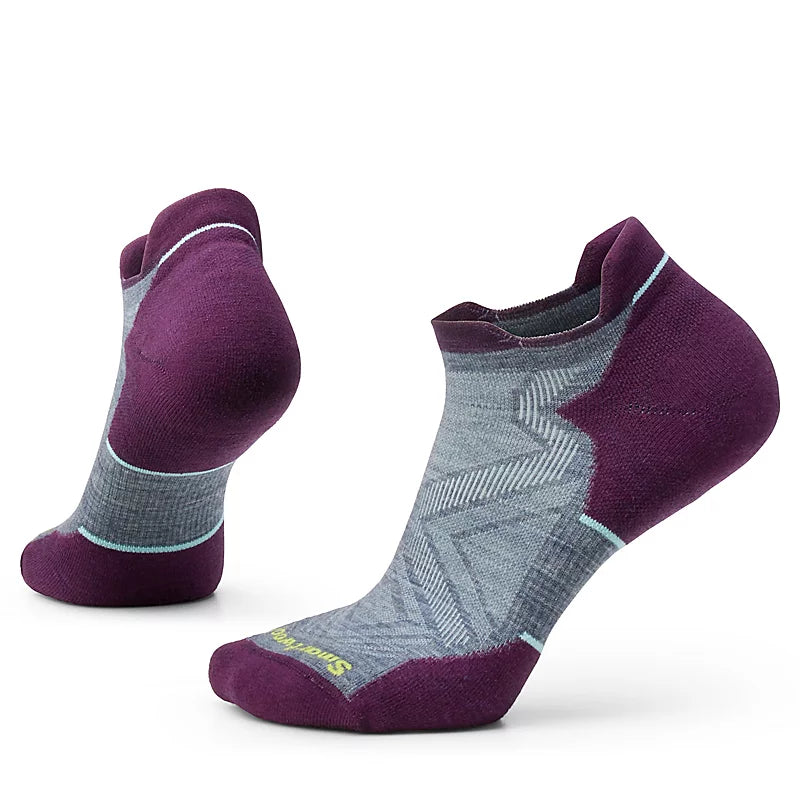 Women's Smartwool Run Targeted Cushion Low Ankle Socks Color: Pewter Blue 