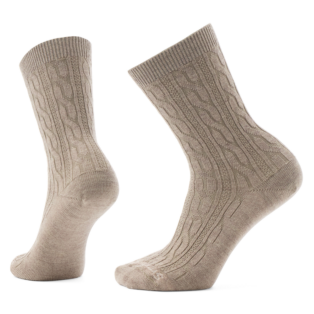 Smartwool Everyday Cable Crew Socks Color: Fossil