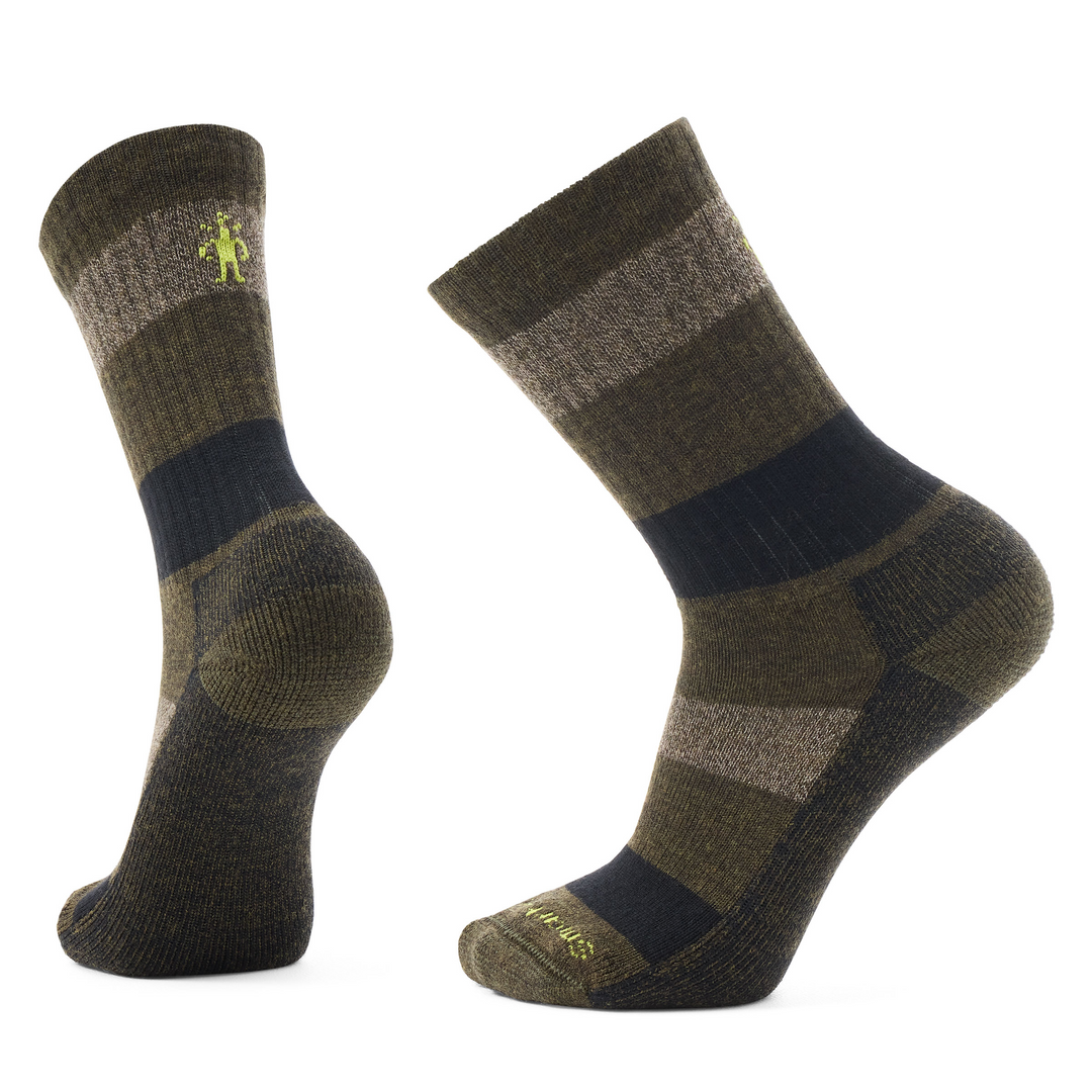 Smartwool Everyday Barnsley Sweater Crew Socks Color: Military Olive 1