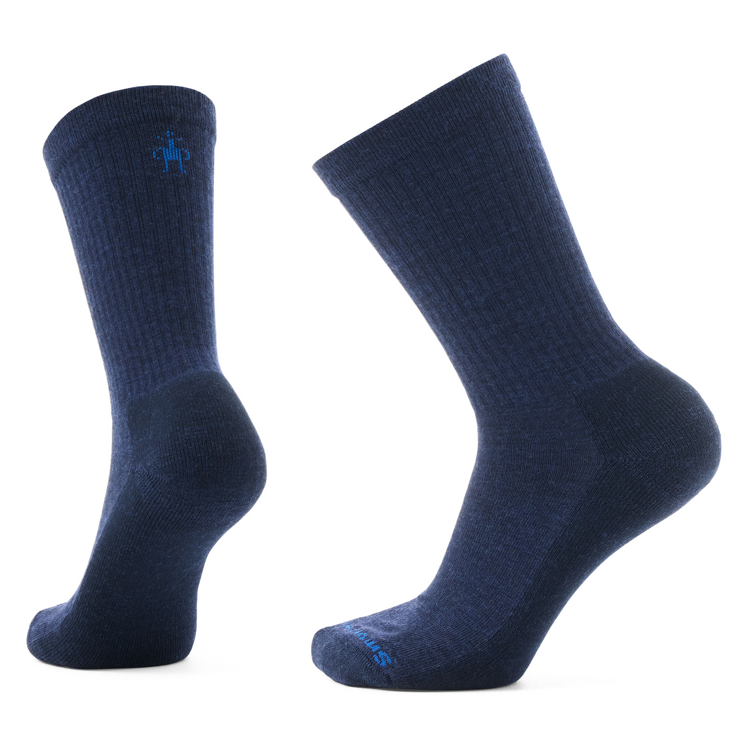 Smartwool Everyday Solid Rib Crew Socks Color: Deep Navy 1