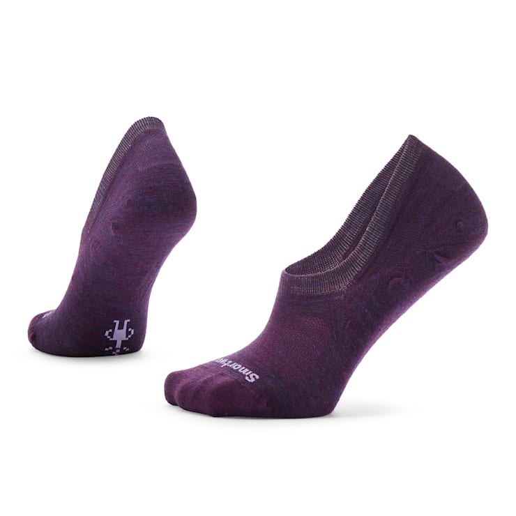 Smarwool everyday No Show Socks Color: Purple Iris - Ultra Violet 