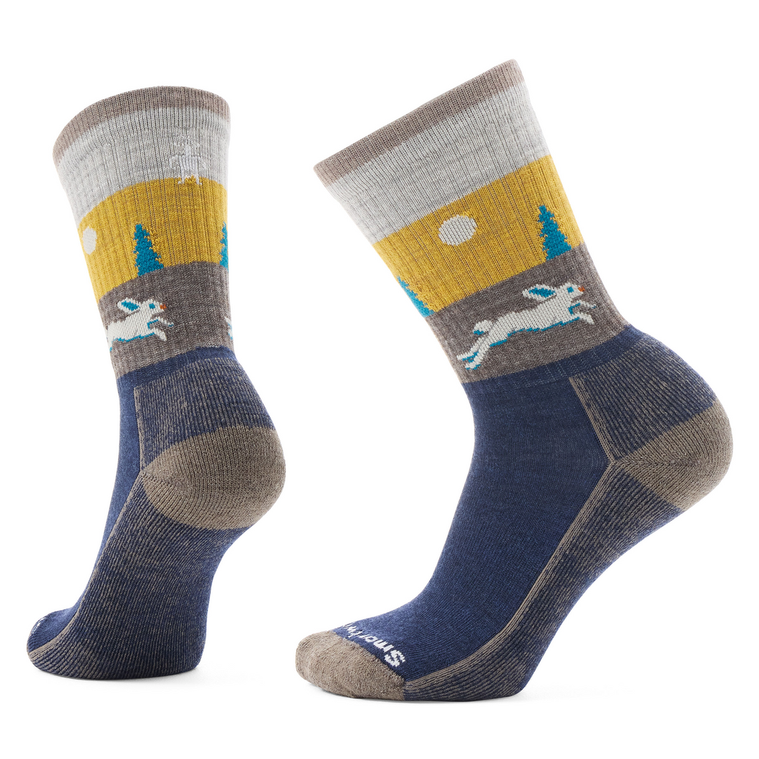 Smartwool Everyday Lifestyle Hare Chase Crew Socks Color: Deep Navy 