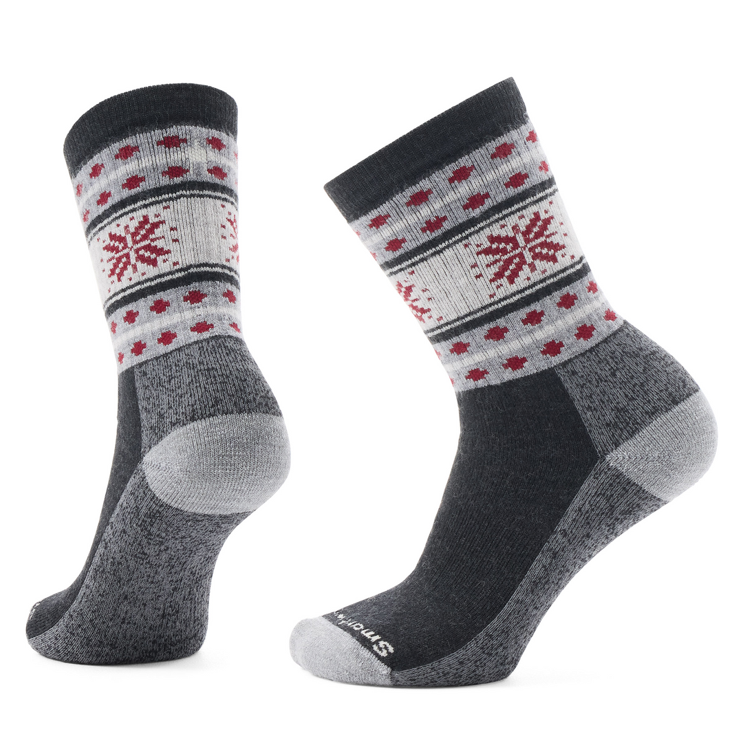 Smartwool Everyday Cozy Snowflake  Dream Crew Socks Color: Charcoal 