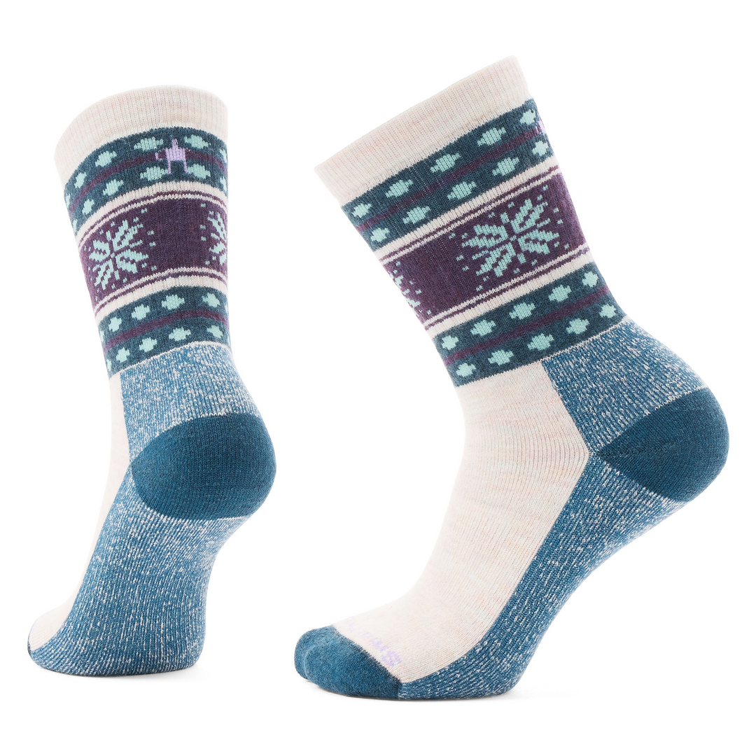 Smartwool Everyday Cozy Snowflake Dream Crew Socks Color: Moonbeam