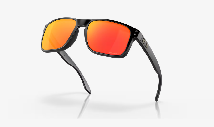 Oakley Holbrook Color: Prizm Ruby Lenses, Matte Black Frame  4