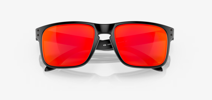 Oakley Holbrook Color: Prizm Ruby Lenses, Matte Black Frame  3