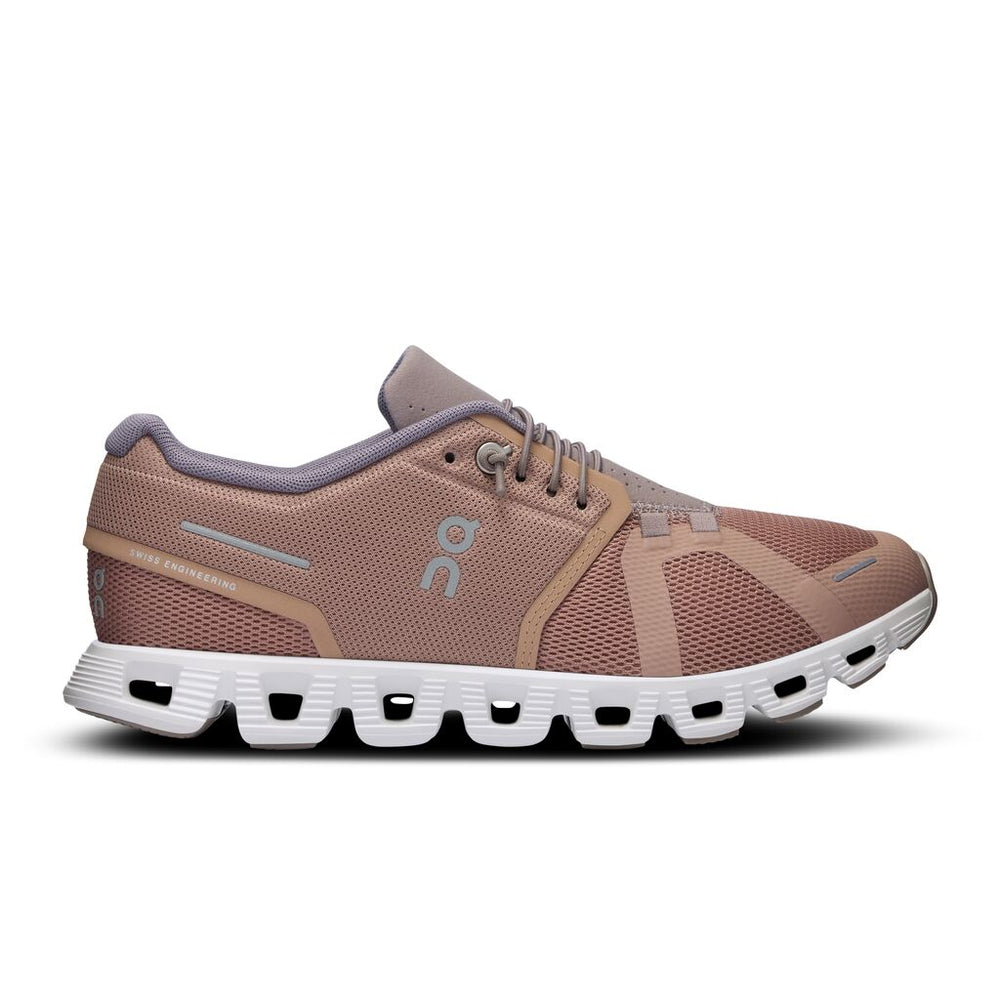 Women's On Cloud 5 Color: Rosebrown | Fog  2