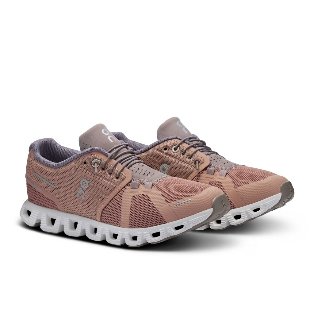 Women's On Cloud 5 Color: Rosebrown | Fog  1