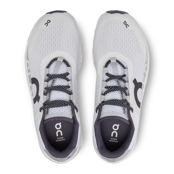 Men's On-Running Cloudmonster Color: All White 6