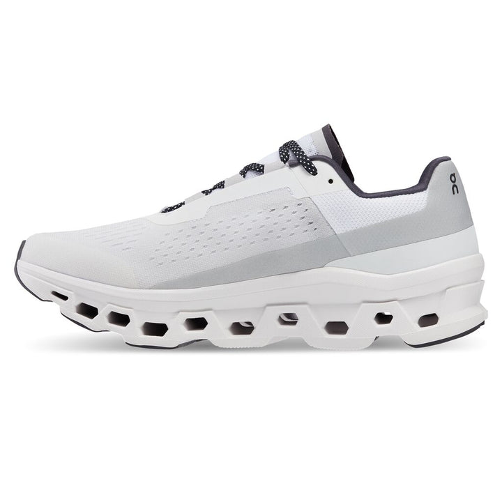 Men's On-Running Cloudmonster Color: All White 4