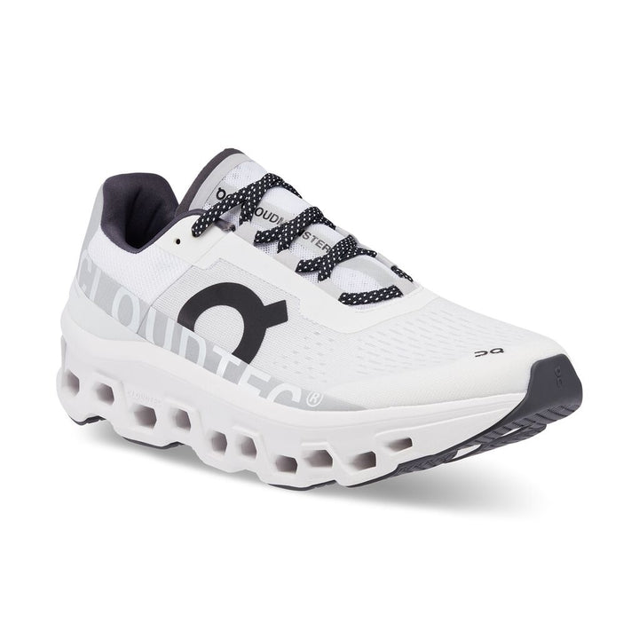 Men's On-Running Cloudmonster Color: All White 1