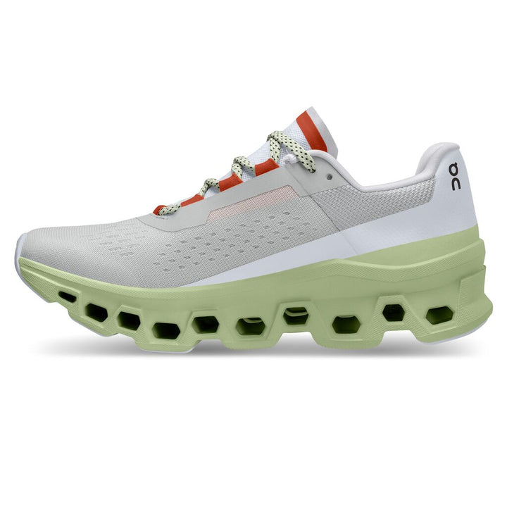 Women's On-Running Cloudmonster Color: Glacier | Meadow