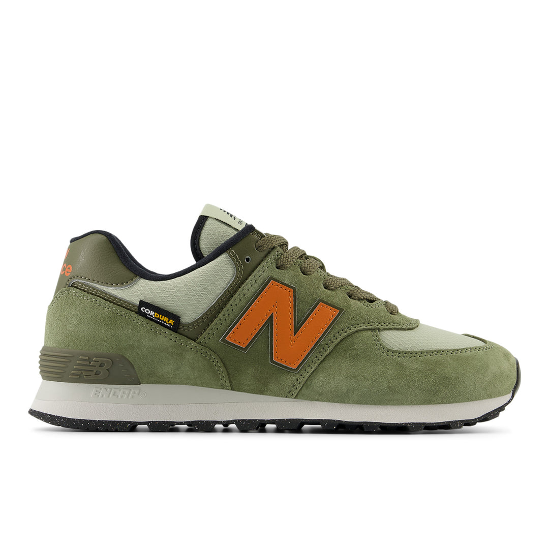 Unisex New Balance 574 Color: Dark Olivine Clay 1