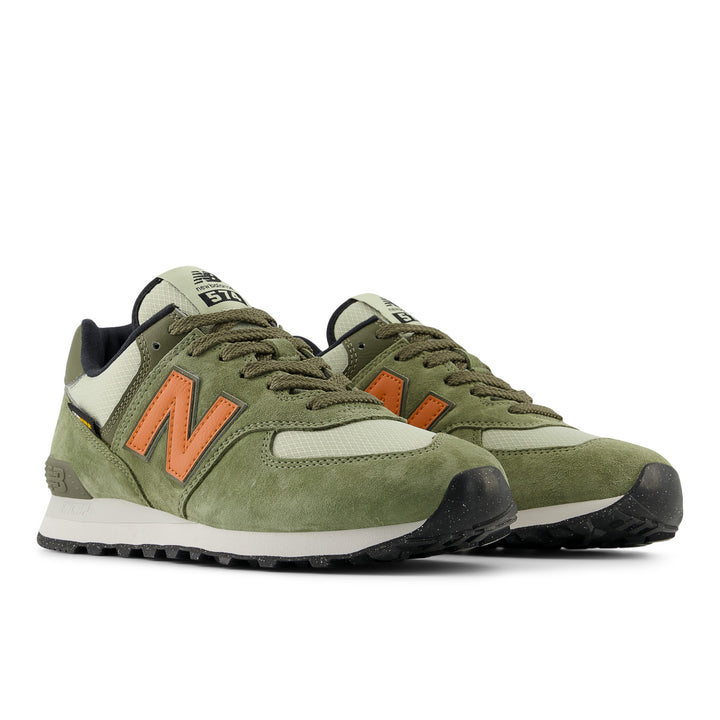 Unisex New Balance 574 Color: Dark Olivine Clay 4