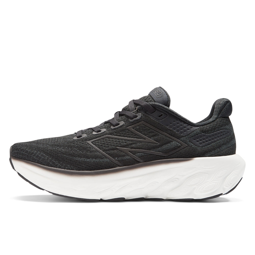 Women's New Balance Fresh Foam X 1080v13 Color: Black with White
 2