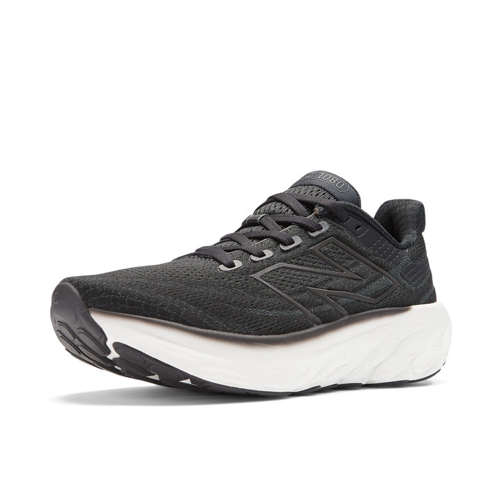 Women's New Balance Fresh Foam X 1080v13 Color: Black with White
 8