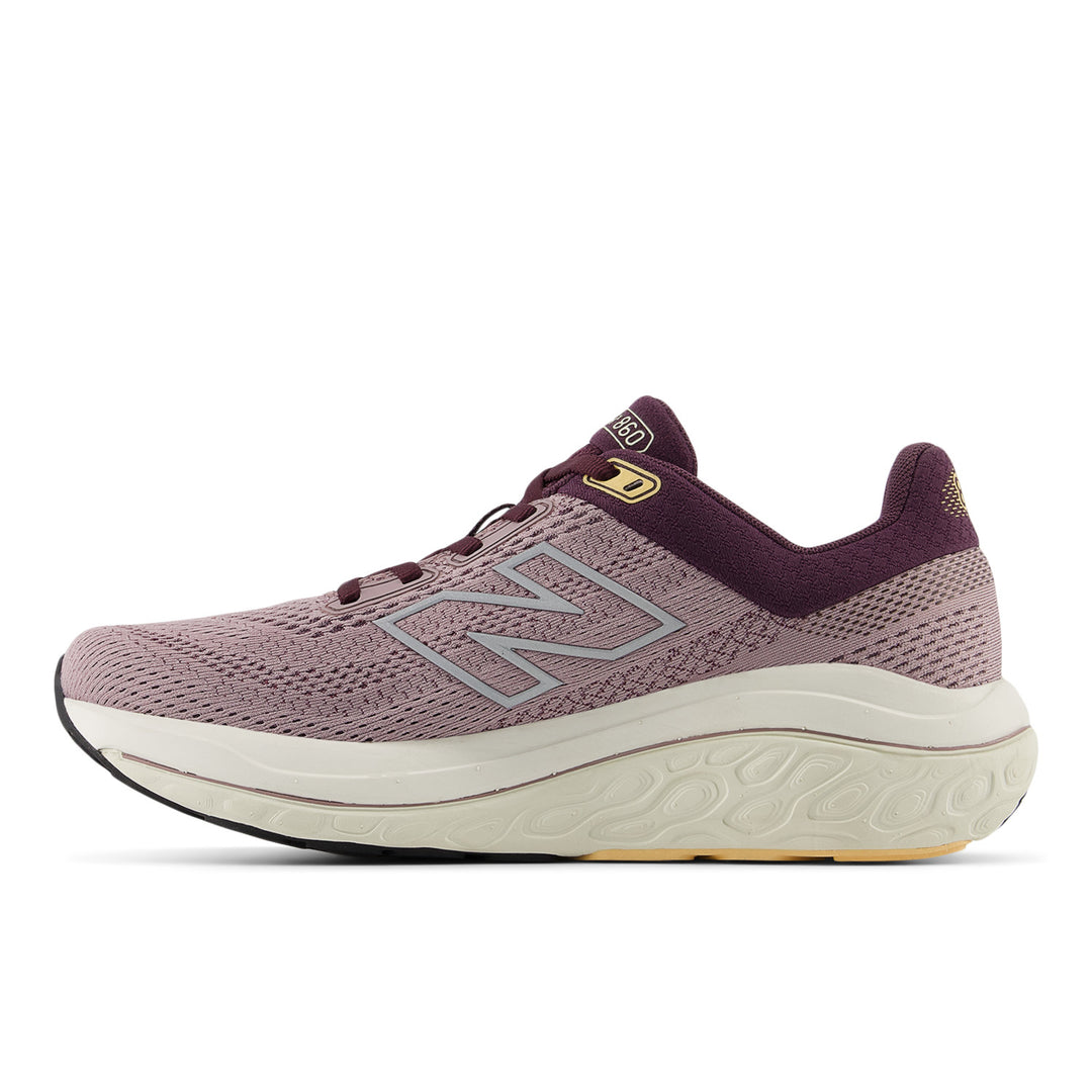 Women's New Balance Fresh Foam X 860v14 Color: Ice wine/ Plum Brown  9