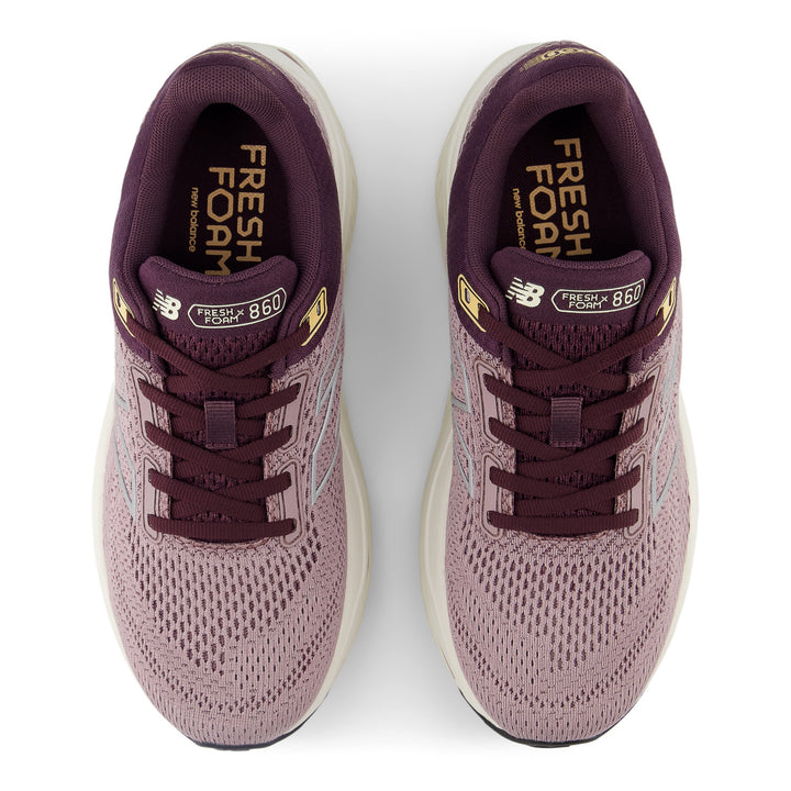 Women's New Balance Fresh Foam X 860v14 Color: Ice wine/ Plum Brown  5