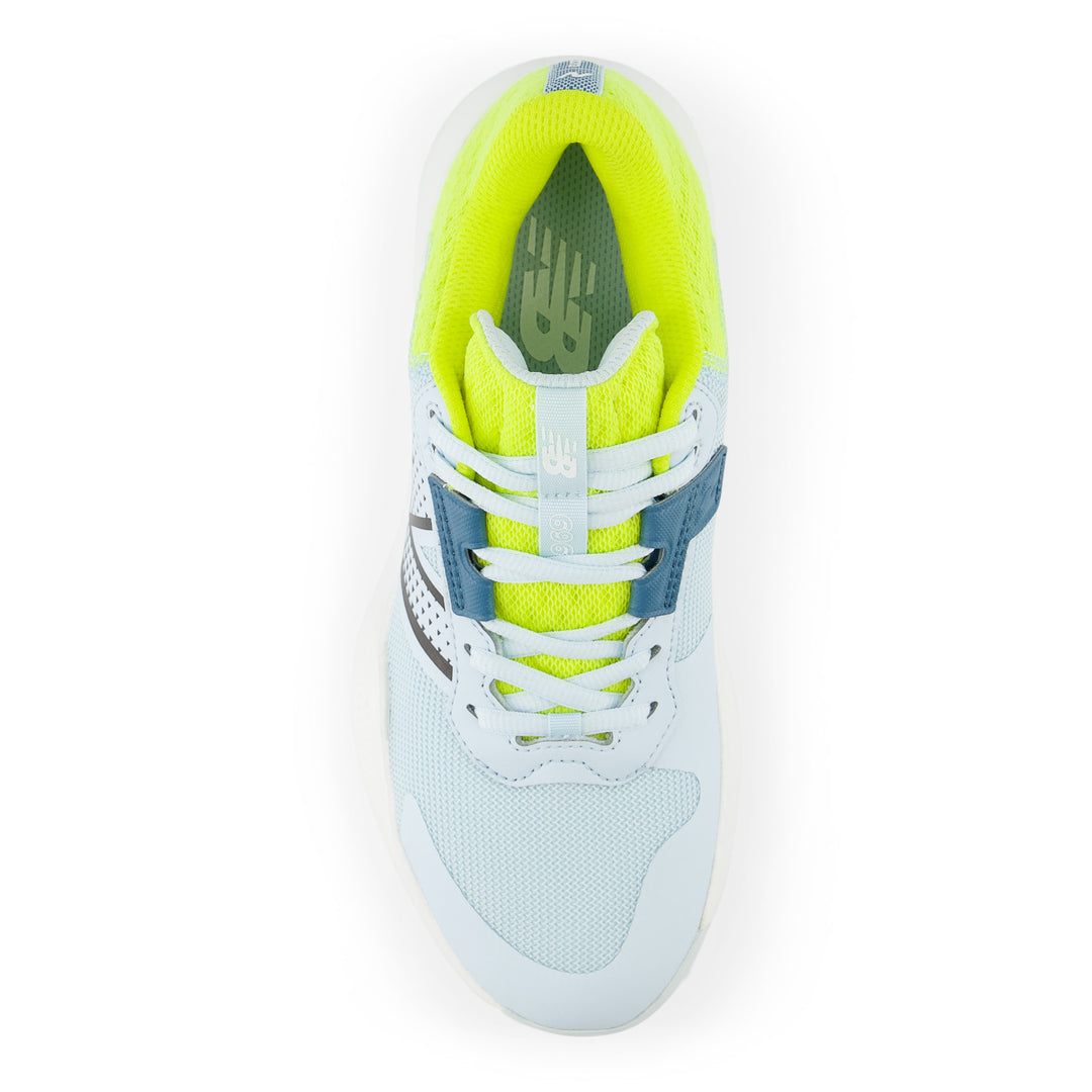 Women's New Balance 696v6 Color: Quarry Blue with Firefly 3