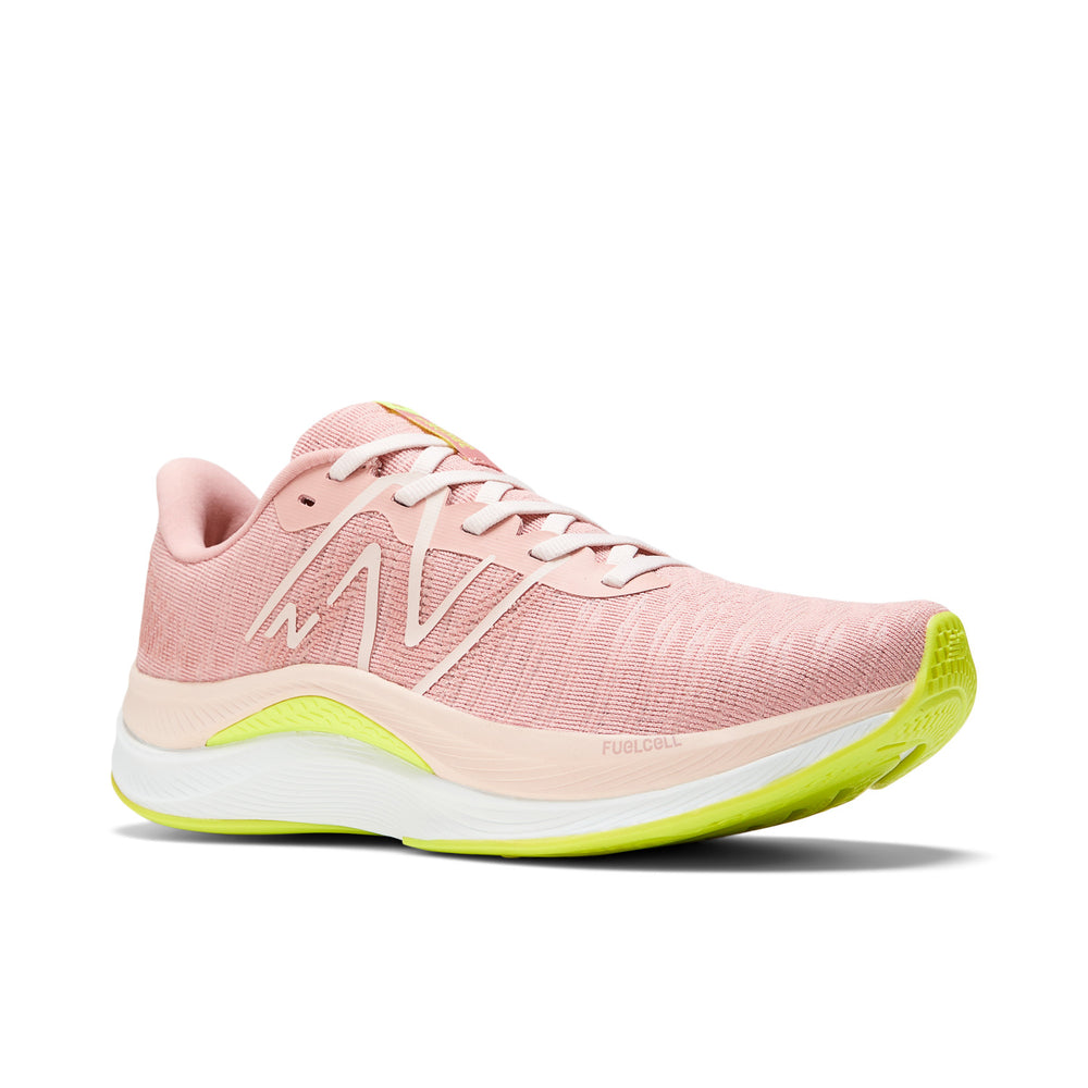 Women's New Balance FuelCell Propel v4 Color: Pink Moon with Quartz Pink and thirty watt