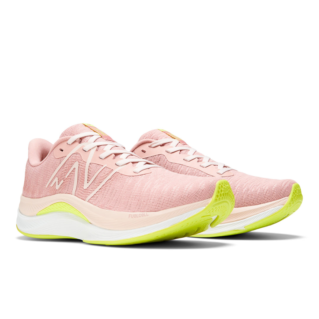 Women's New Balance FuelCell Propel v4 Color: Pink Moon with Quartz Pink and thirty watt