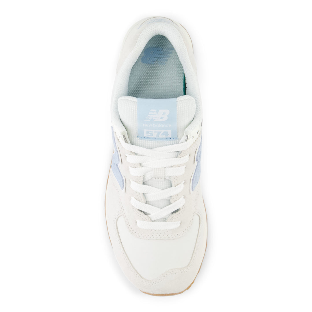 Women's New Balance 574 Core Color: Reflection / Light Chrome Blue 5