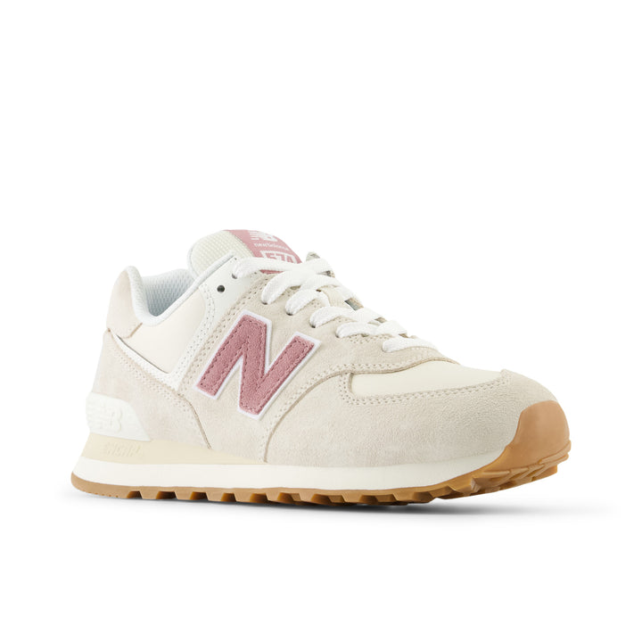 Women's New Balance 574 Color: Linen Rosewood