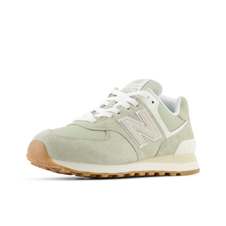 Women's New Balance 574 Color: Olivine/ Moonbeam 5