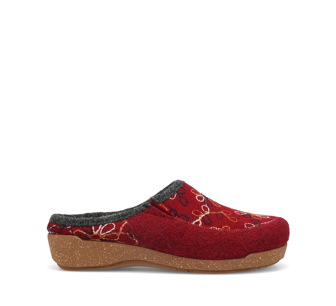 Women's Taos Woolflower Color: Cranberry 2