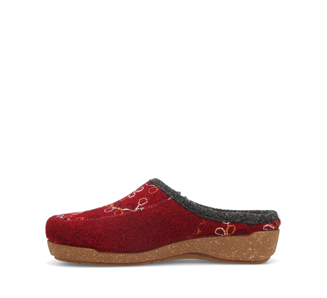 Women's Taos Woolflower Color: Cranberry 8