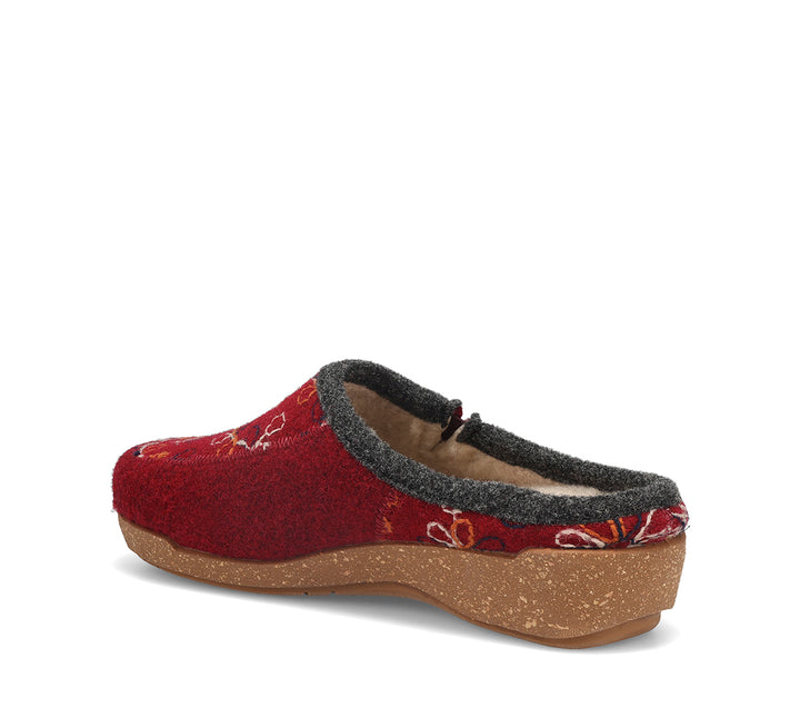 Women's Taos Woolflower Color: Cranberry 7