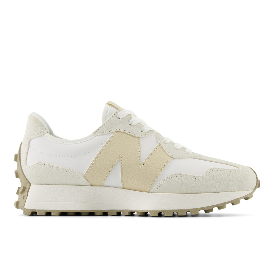 Women's New Balance 327 Color: Sea Salt with Sandstone  1